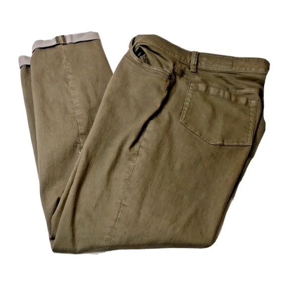 Two by Vince Camuto Jeans Light Green Roll Cuff Stretch Skinny Leg Size 31 - Picture 11 of 13